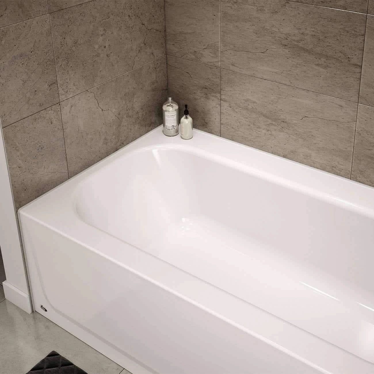 Hana MauiCast Plus 60 X 32 Porcelain Enamel Alcove Bathtub 5 Hana MauiCast Plus 60 X 32 Porcelain Enamel Alcove Bathtub - Image 3