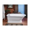 Traditional Cast Iron Pedestal Tub - Wall Faucet Drillings 1 Traditional Cast Iron Pedestal Tub - Wall Faucet Drillings -A&E BATH & SHOWER Shop 2116 S