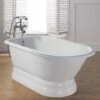 Traditional Cast Iron Pedestal Tub - No Faucet Drillings 2 Traditional Cast Iron Pedestal Tub - No Faucet Drillings -A&E BATH & SHOWER Shop 2118 S
