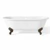 Regal Double Ended Cast Iron Clawfoot Tub - Rim Faucet Drillings 1 Regal Double Ended Cast Iron Clawfoot Tub - Rim Faucet Drillings -A&E BATH & SHOWER Shop 2126 WW 7 S
