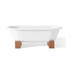 Regal Wooden Base Clawfoot Tub - Rim Faucet Drillings -A&E BATH & SHOWER Shop 2128 ww 7 nb 3