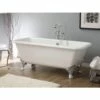 Spencer Cast Iron 67 Inch Clawfoot Bathtub - Continuous Rolled Rim - No Faucet Drillings -A&E BATH & SHOWER Shop 2173 WW S