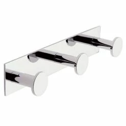 Surface Triple Robe Hook - Polished Chrome