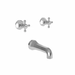 Metropole Wall Mount Tub Faucet - Cross Handles