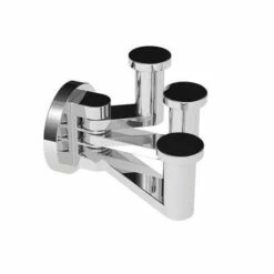 Kubic Triple Pivoting Robe Hook