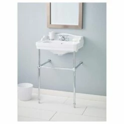 Essex Console Lavatory Sink - 4 Inch Faucet Drillings