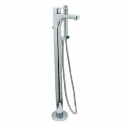 Express High Flow Free Standing Tub Filler With Hand Shower