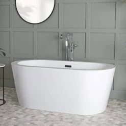 Marion Acrylic Double Ended Freestanding Tub - No Faucet Drillings -A&E BATH & SHOWER Shop 8771a0bcc5567d38c25ec3a0a72b28dc55a9096a teyrubmosnylzg1e