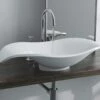 Corelli Vessel Bathroom Sink - White -A&E BATH & SHOWER Shop B9111