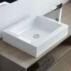 Vivaldi Vessel Bathroom Sink - White -A&E BATH & SHOWER Shop B9911