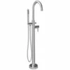A&E BATH & SHOWER Milan Round Spout Freestanding Tub Faucet With Handshower - Polished Chrome -A&E BATH & SHOWER Shop FSTF 01 R CR