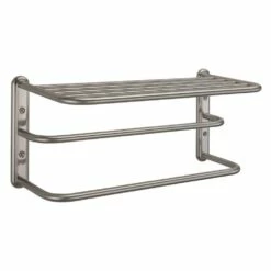 20 Inch Double Towel Rack - Satin Nickel