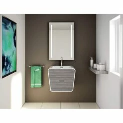 Luna Sunrize Lighted Bathroom Mirror With Defogger