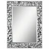 Couture 40 Inch Rectangular Mirror - Chrome