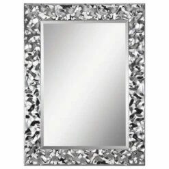 Couture 40 Inch Rectangular Mirror - Chrome