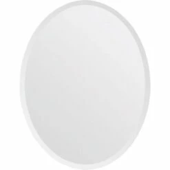Zsa Zsa 28 Inch Oval Mirror - Glass