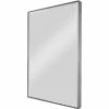 Onice 36 Inch Rectangular Mirror - Silver