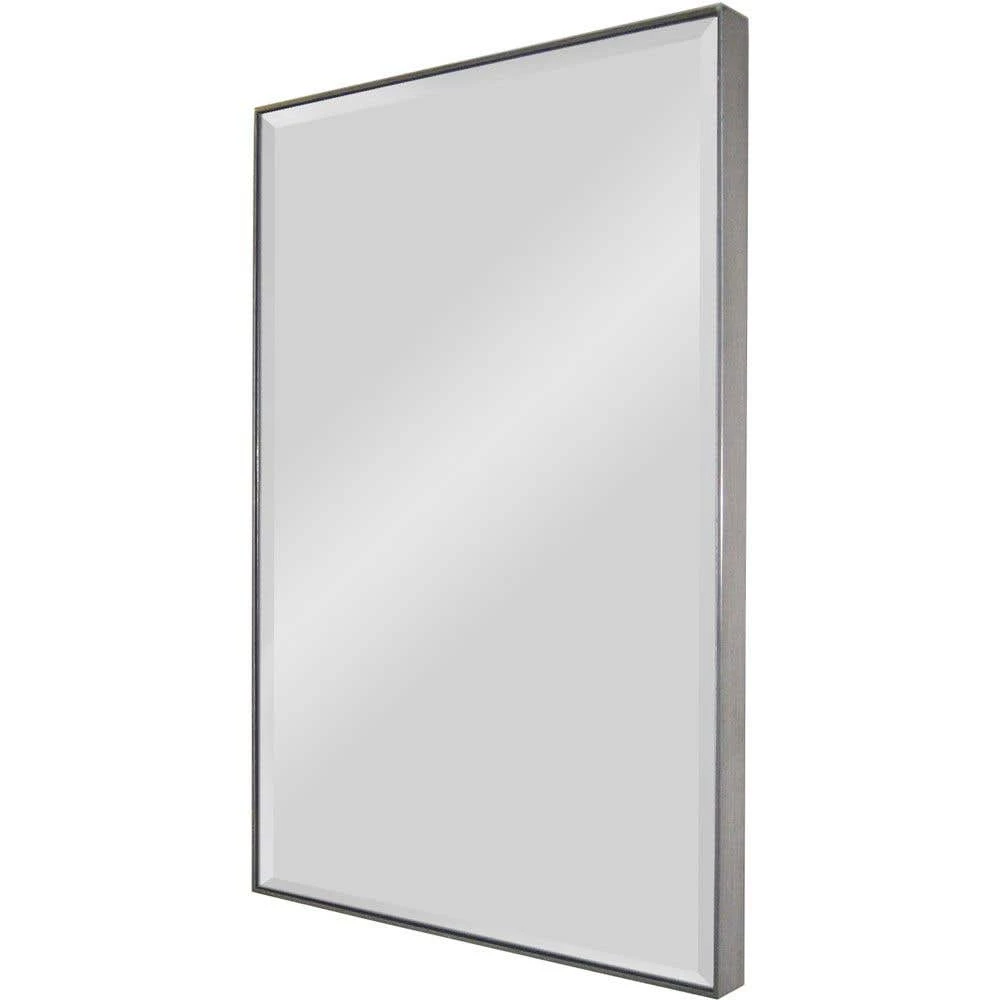 Onice 36 Inch Rectangular Mirror - Silver 3 Onice 36 Inch Rectangular Mirror - Silver