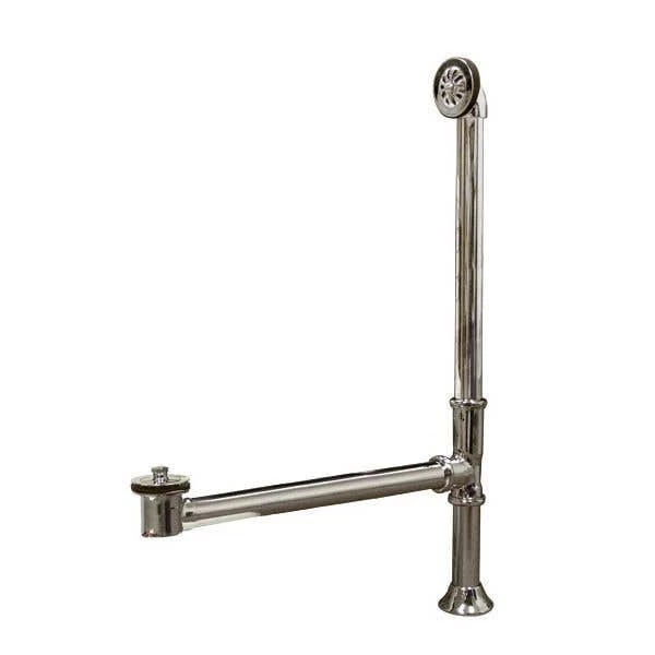 Savanna 60 Inch Acrylic Clawfoot Tub & Shower Package - White / Chrome Feet & Fixtures 5 Savanna 60 Inch Acrylic Clawfoot Tub & Shower Package - White / Chrome Feet & Fixtures - Image 3