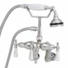 Bathroom Wall Mount Down Spout Clawfoot Tub Faucet With Handshower -A&E BATH & SHOWER Shop RM406 S