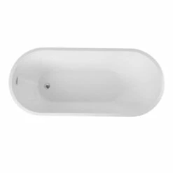 Mandy Acrylic Contemporary Freestanding Tub - No Faucet Drillings -A&E BATH & SHOWER Shop RMA MANDY TOP