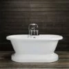 Mansfield Acrylic Double Ended Pedestal Tub - Rim Faucet Drillings 2 Mansfield Acrylic Double Ended Pedestal Tub - Rim Faucet Drillings -A&E BATH & SHOWER Shop RMADE7PED