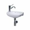 Small Wall Mount Sink - Left Side Single Faucet Drilling -A&E BATH & SHOWER Shop WH102SP30 L S