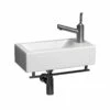 Isabella Collection Wall Mount Bathroom Sink - Single Faucet Drilling 2 Isabella Collection Wall Mount Bathroom Sink - Single Faucet Drilling -A&E BATH & SHOWER Shop WH114RTB S