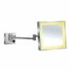 Square Wall Mount Led 5X Magnified Mirror -A&E BATH & SHOWER Shop WHMR25 S