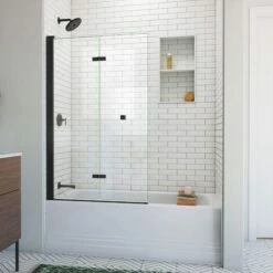 DreamLine Aqua-Q Fold 36 In. W X 58 In. H Frameless Bi-Fold Tub Door 11 DreamLine Aqua-Q Fold 36 In. W X 58 In. H Frameless Bi-Fold Tub Door -A&E BATH & SHOWER Shop aqua q fold tub door rs260 18d 18d 09 czenbuy5jq1zjyx1