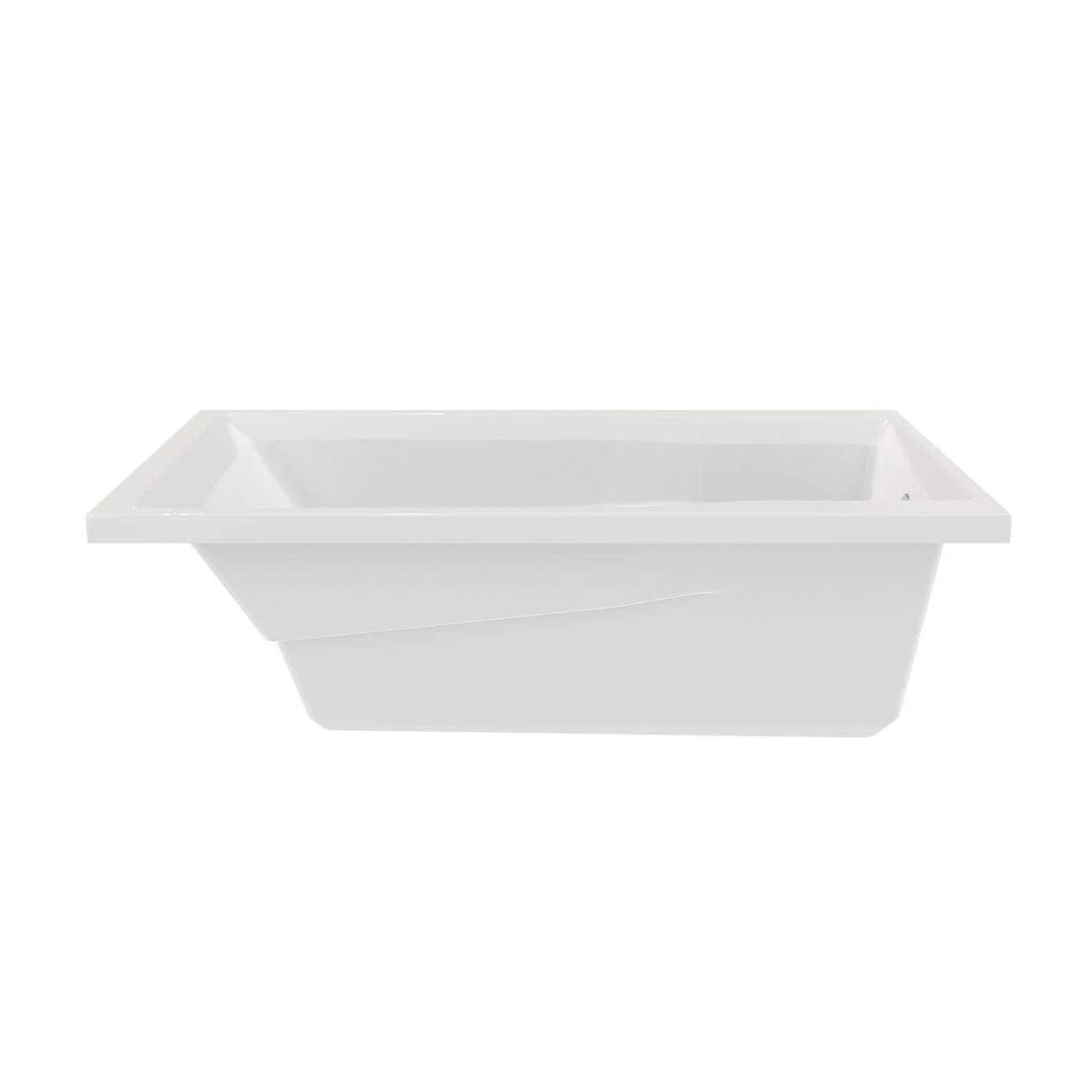 Ascot I 60 Inch Acrylic Drop-in Universal Drain Bathtub - White 5 Ascot I 60 Inch Acrylic Drop-in Universal Drain Bathtub - White - Image 3
