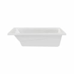 Ascot II 66 Inch Acrylic Drop-in Universal Drain Bathtub - White -A&E BATH & SHOWER Shop ascot ii tub shot01 d1pwun3vywpyrhnn