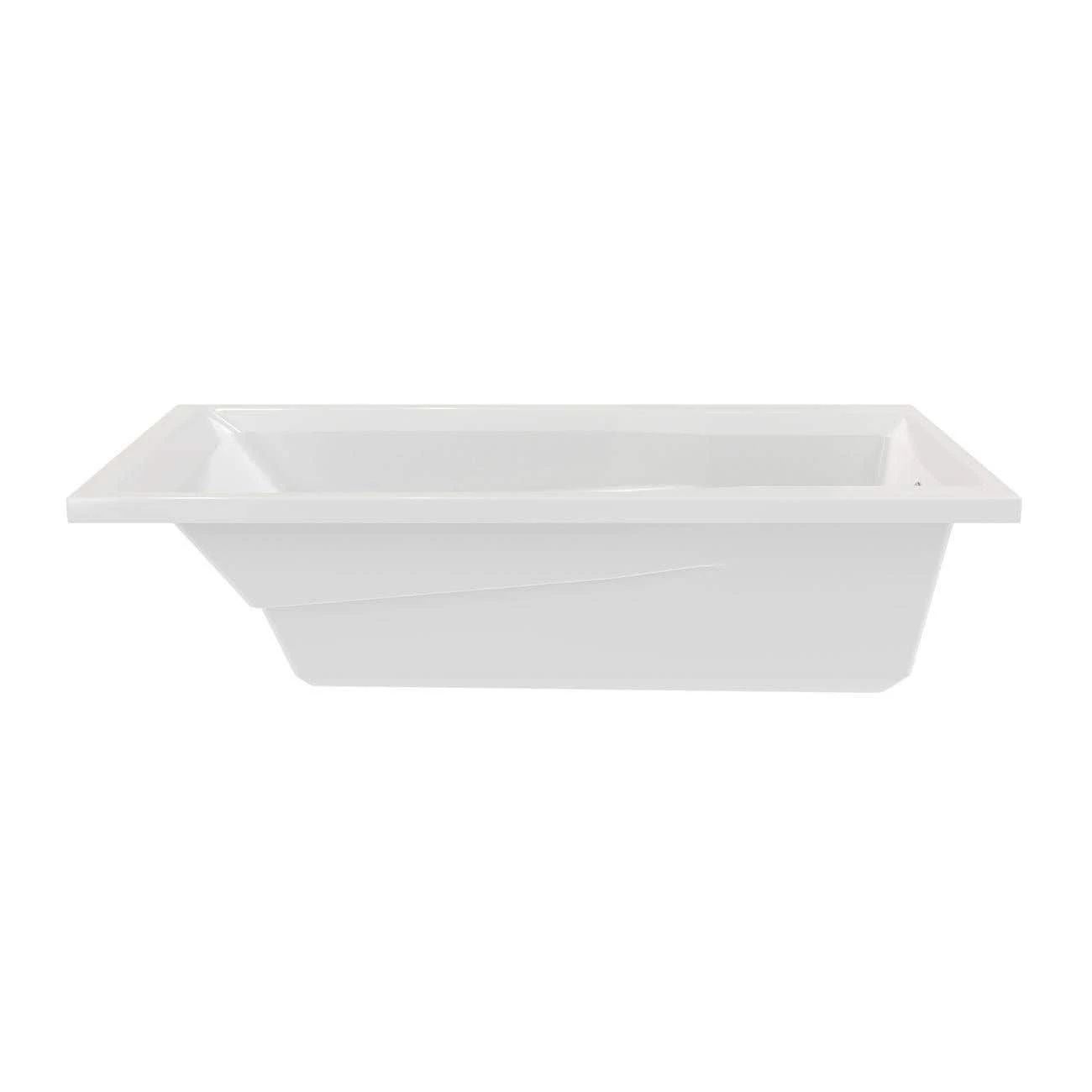 Ascot III 72 Inch Acrylic Drop-in Universal Drain Bathtub - White 5 Ascot III 72 Inch Acrylic Drop-in Universal Drain Bathtub - White - Image 3