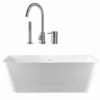 Axton Acrylic Double Ended Freestanding Bathtub Package
