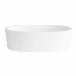 Solano Resin Oval Vessel Bathroom Sink - Matte White 11 Solano Resin Oval Vessel Bathroom Sink - Matte White -A&E BATH & SHOWER Shop bb1sink mw