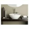 Water Lily Overcounter Bathroom Sink - White -A&E BATH & SHOWER Shop c1200w