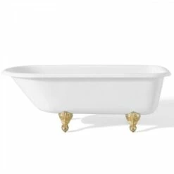 Traditional Cast Iron Clawfoot Tub - No Faucet Drillings -A&E BATH & SHOWER Shop c2094s 1