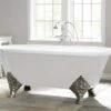 Carlton 70 Inch Cast Iron Double Ended Clawfoot Tub -A&E BATH & SHOWER Shop c2161ch s