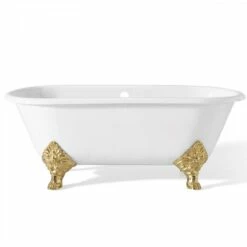 Carlton 70 Inch Cast Iron Double Ended Clawfoot Tub 13 Carlton 70 Inch Cast Iron Double Ended Clawfoot Tub -A&E BATH & SHOWER Shop c2161pb 1
