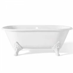 Carlton 70 Inch Cast Iron Double Ended Clawfoot Tub 12 Carlton 70 Inch Cast Iron Double Ended Clawfoot Tub -A&E BATH & SHOWER Shop c2161wh 1