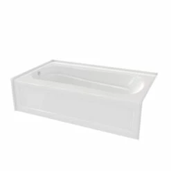 Cariani Acrylic Alcove Bathtub - White -A&E BATH & SHOWER Shop cariani tub shot02 phmqrgsktlgerzcm
