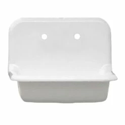 24 Inch Cast Iron High Back Farm Sink -A&E BATH & SHOWER Shop castsink24 lg