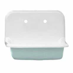 24 Inch Cast Iron High Back Farm Sink