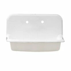 30 Inch Cast Iron High Back Farm Sink 20 30 Inch Cast Iron High Back Farm Sink -A&E BATH & SHOWER Shop castsink30 bi