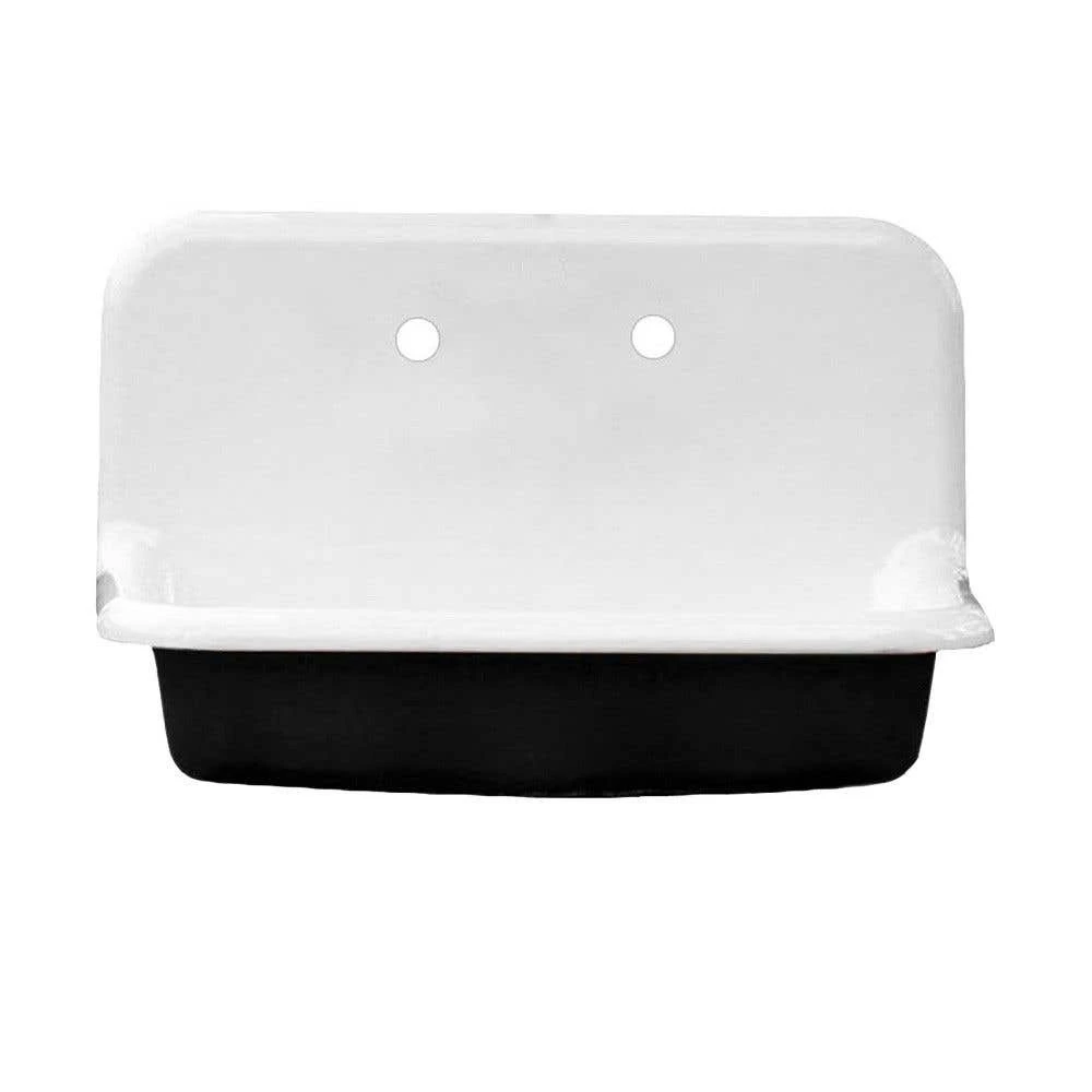 30 Inch Cast Iron High Back Farm Sink 4 30 Inch Cast Iron High Back Farm Sink - Image 2