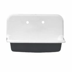 30 Inch Cast Iron High Back Farm Sink