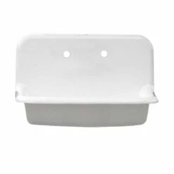 30 Inch Cast Iron High Back Farm Sink 15 30 Inch Cast Iron High Back Farm Sink -A&E BATH & SHOWER Shop castsink30 lg