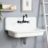 36 Inch Cast Iron High Back Farm Sink -A&E BATH & SHOWER Shop castsink36 lifestyle