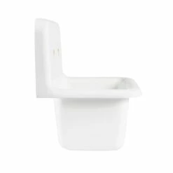 22 Inch Cast Iron High Back Deep Utility Sink -A&E BATH & SHOWER Shop castutility22 side