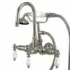 Gooseneck Clawfoot Tub Faucet With Handshower